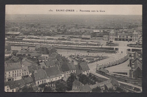 Saint-Omer : Panorama vers la Gare