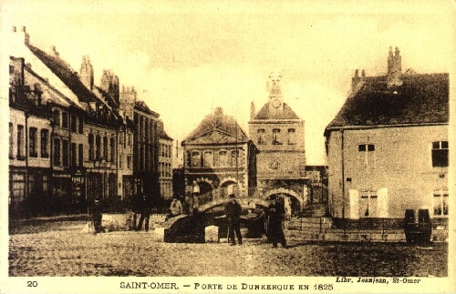 Saint-Omer. - Porte de Dunkerque en 1825