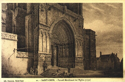 Saint-Omer. - Portail Méridional de l'Eglise (1792)