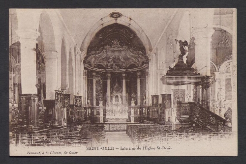 Saint-Omer : Intérieur de l'Eglise St-Denis