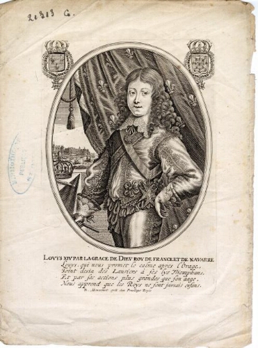 Louys XIV par la grâce de Dieu roy de France et de Navarre