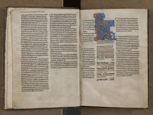 Glose ordinaire sur l'évangile de Matthieu avec prologue « Nomen libri evangelium grece » et prothemata