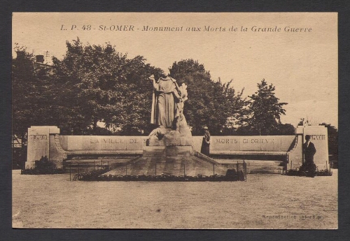 St-Omer : Monument aux Morts de la Grande Guerre