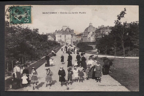 Saint-Omer : Entrée du Jardin Public