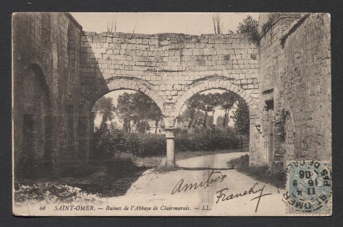 Saint-Omer : Porte de l'Abbaye de Clairmarais