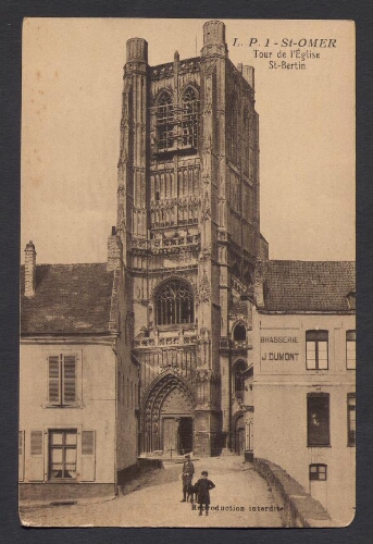 St-Omer : Tour de l'Eglise St-Bertin