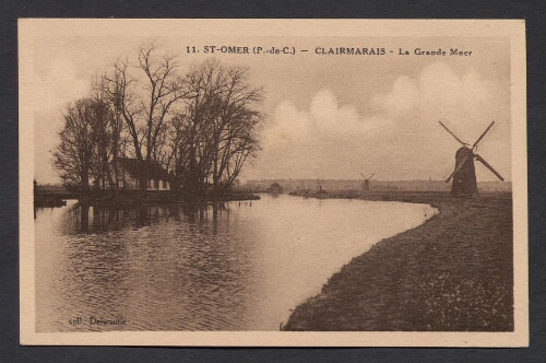 St-Omer (P.-de-C.) : Clairmarais - La Grande Meer