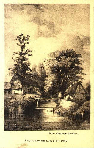 Faubourg de L'Isle en 1820