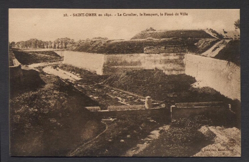 Saint-Omer en 1892 : Le Cavalier, le Rempart, le Fossé de Ville