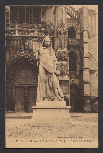 Saint-Omer (P.-de-C.) : Monument de Suger