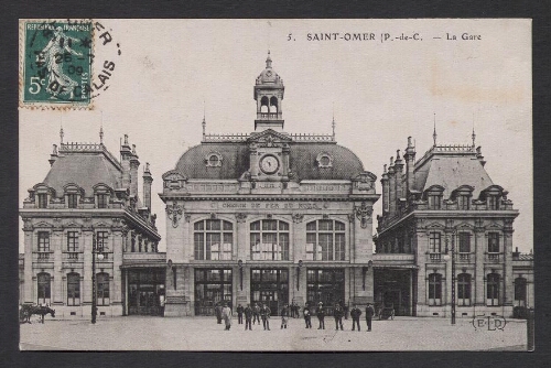 Saint-Omer (P.-de-C.) : La Gare