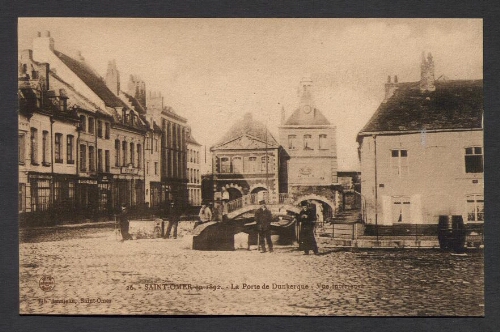 Saint-Omer en 1892 : La Porte de Dunkerque - Vue intérieure