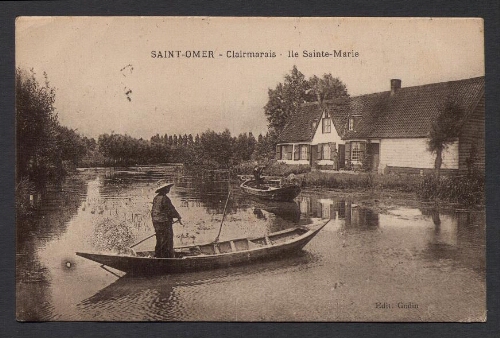 Saint-Omer : Clairmarais, Ile Sainte-Marie