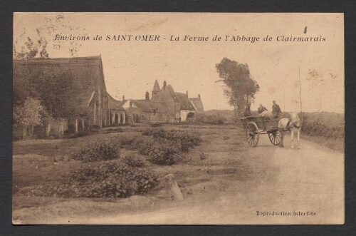 Environs de Saint-Omer : La Ferme de l'Abbaye de Clairmarais